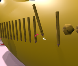 バナナ柄になったQvペン