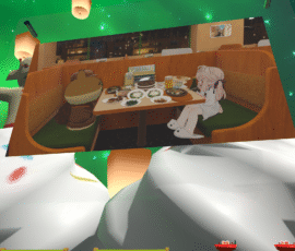 思い出写真いっぱい流れてました